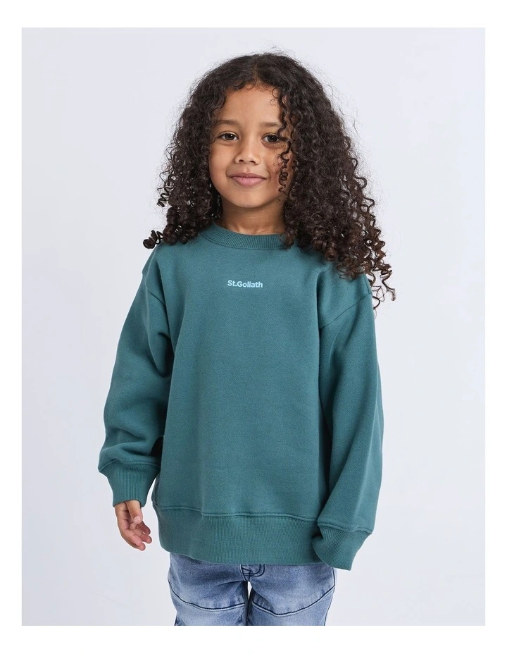 Influence Crew Jumper in Forest (3-7 Years) image 1