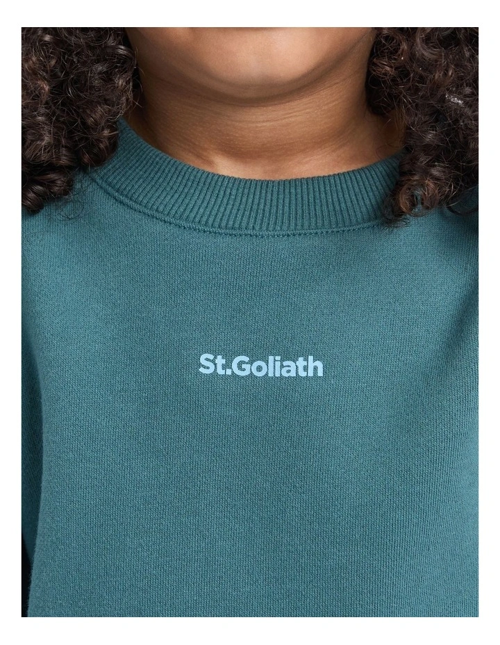 Influence Crew Jumper in Forest (3-7 Years) image 4