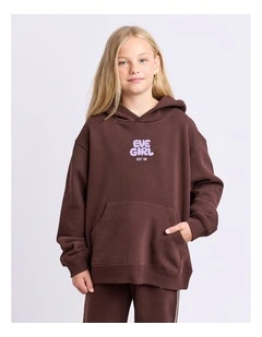 Sports Club Hoodie (8-16 Years) in Chocolate