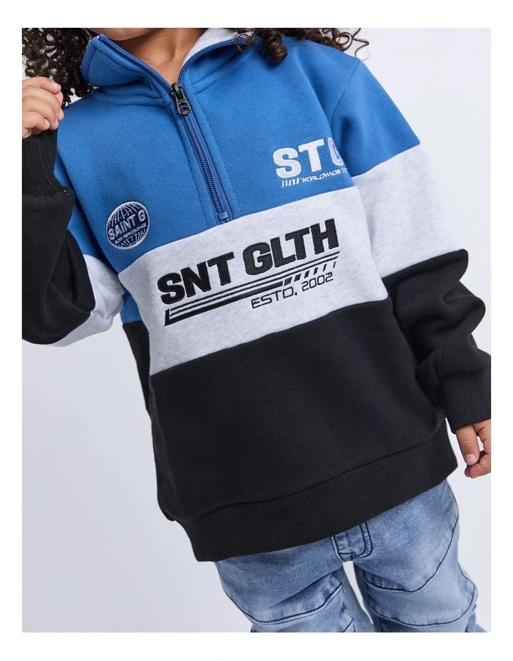 Fracture Quarter Zip (3 to 7 Years) in Multi image 4