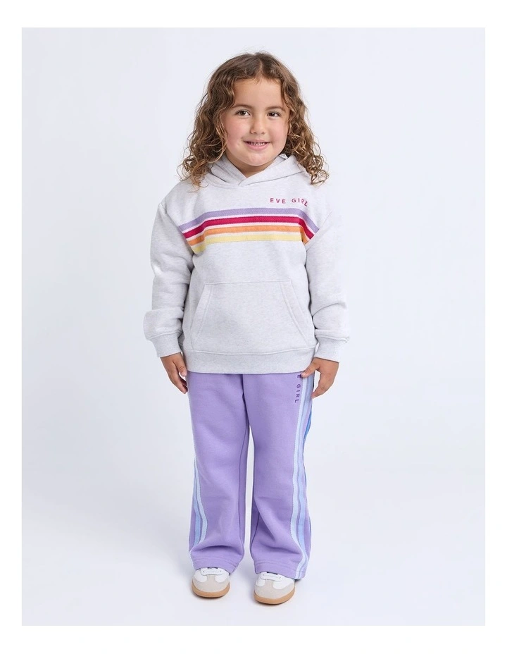 Retro Hoodie (3-7 Years) in Grey Marle image 4