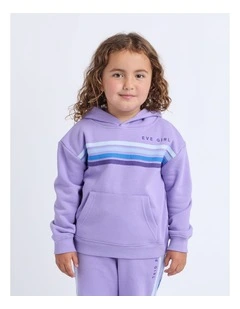 Retro Hoodie (3-7 Years) in Purple