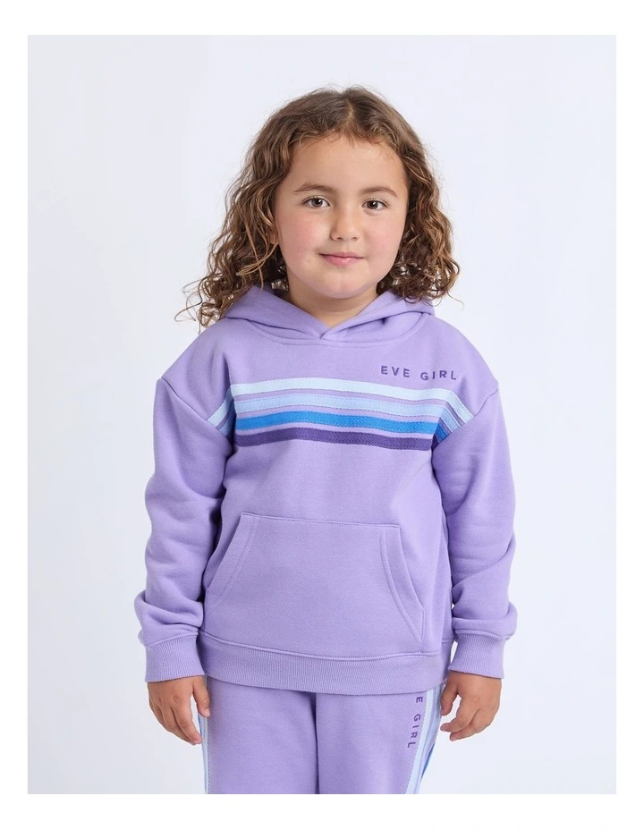 Retro Hoodie (3-7 Years) in Purple image 1