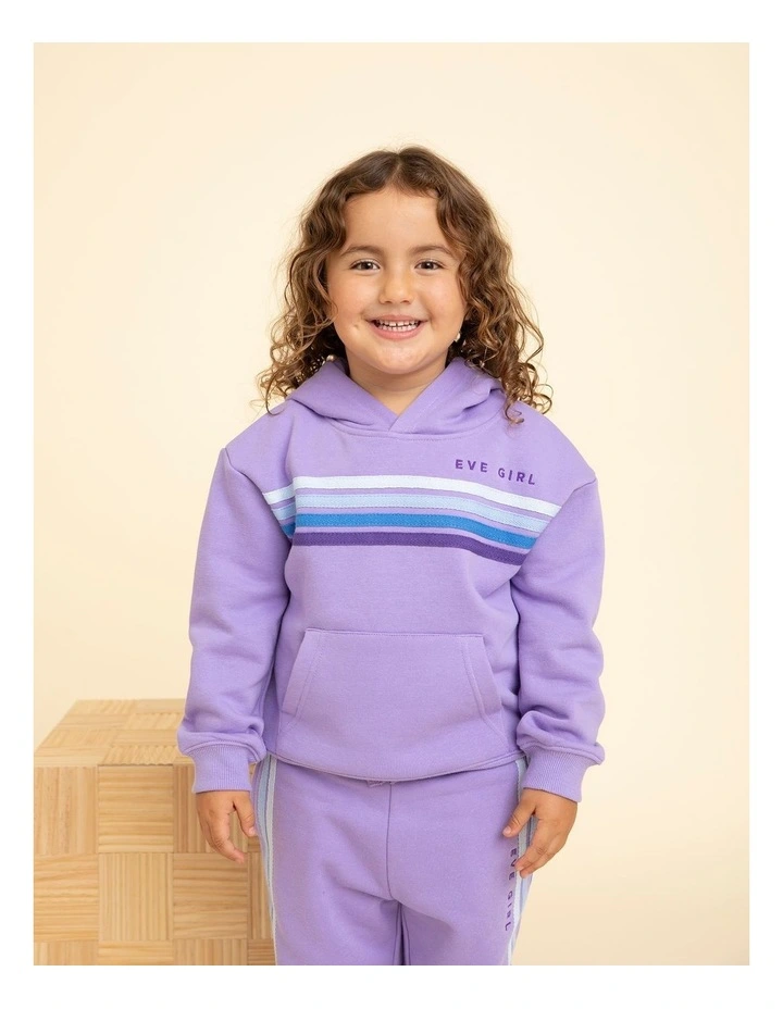 Retro Hoodie (3-7 Years) in Purple image 2