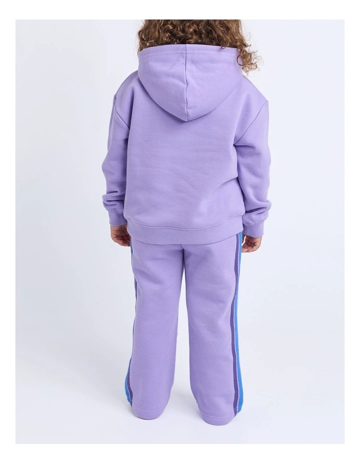 Retro Hoodie (3-7 Years) in Purple image 3