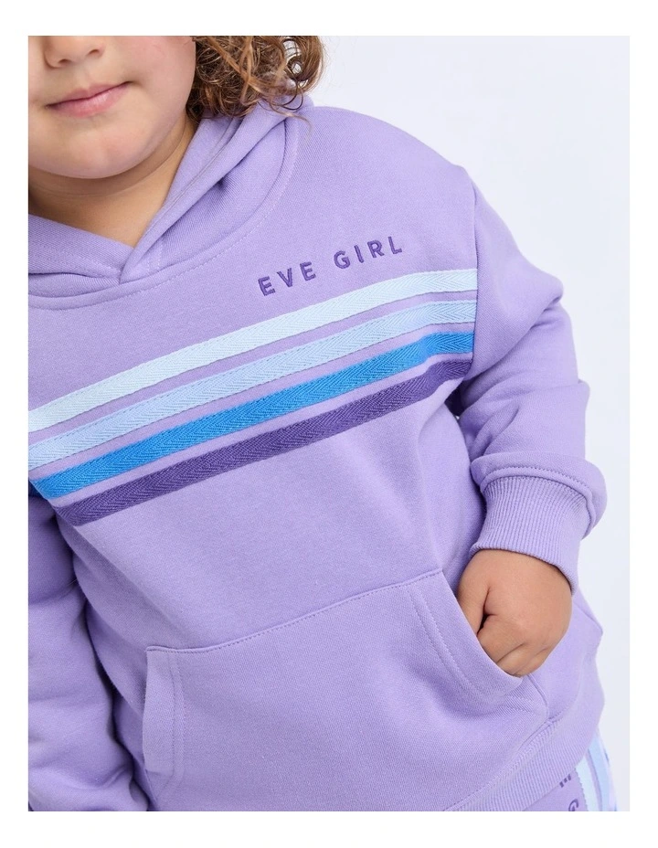 Retro Hoodie (3-7 Years) in Purple image 5