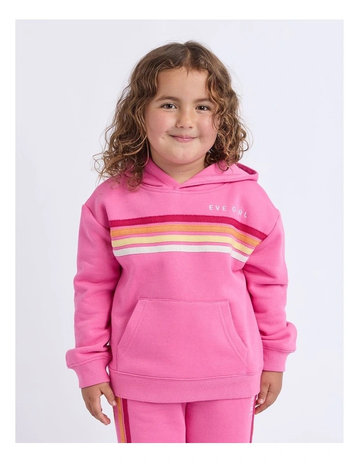 Retro Hoodie (3-7 Years) in Pink image 1