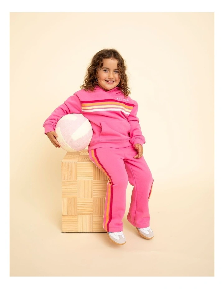 Retro Hoodie (3-7 Years) in Pink image 2