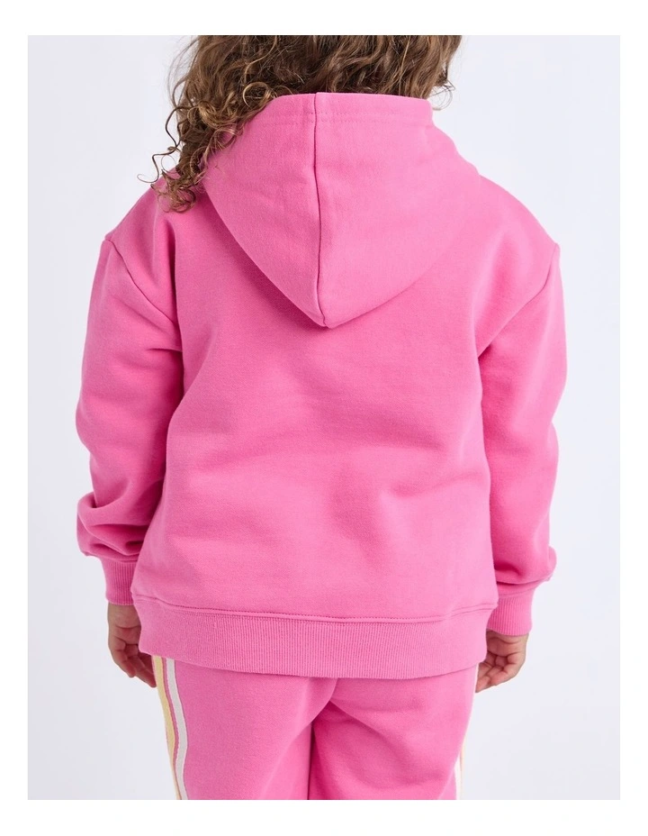 Retro Hoodie (3-7 Years) in Pink image 3