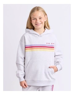 Retro Hoodie (8-16 Years) in Grey Marle