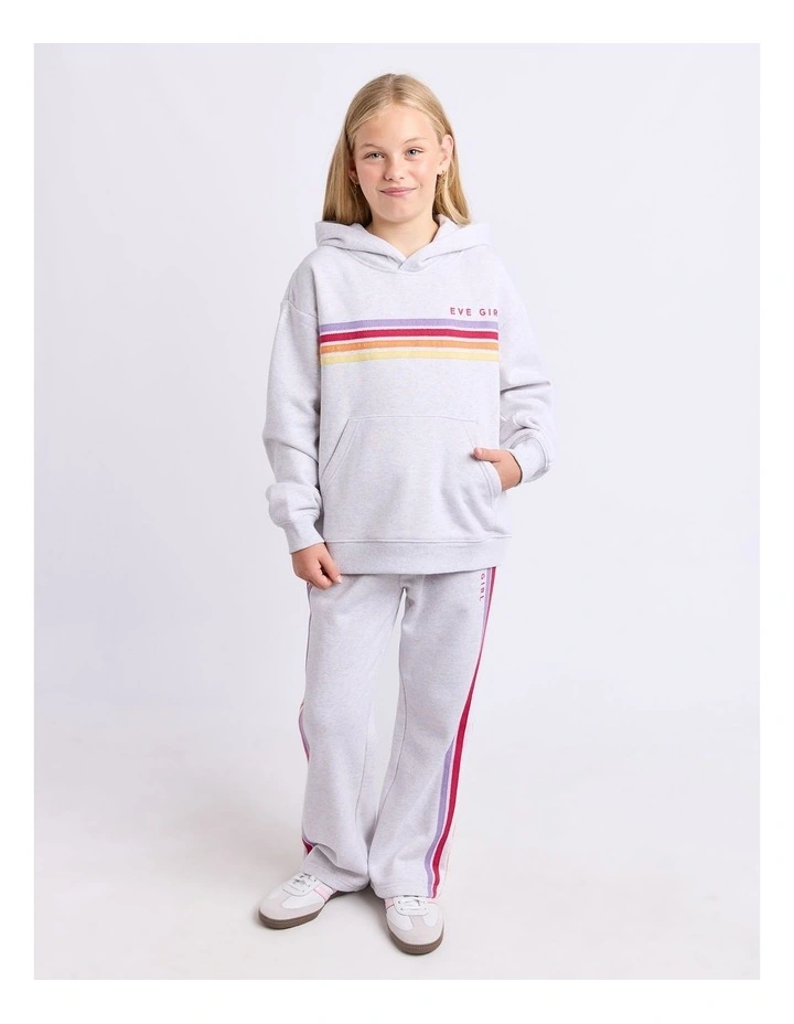 Retro Hoodie (8-16 Years) in Grey Marle image 4