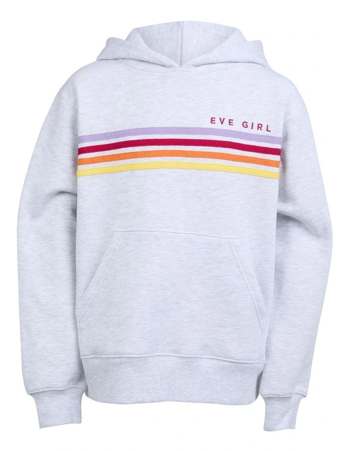 Retro Hoodie (8-16 Years) in Grey Marle image 6