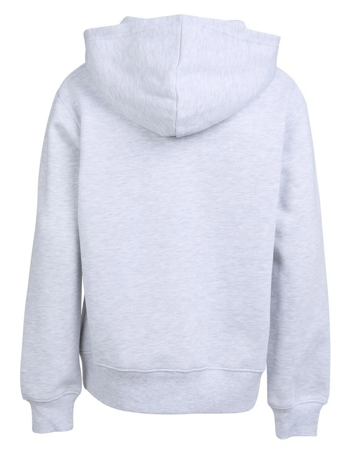 Retro Hoodie (8-16 Years) in Grey Marle image 7