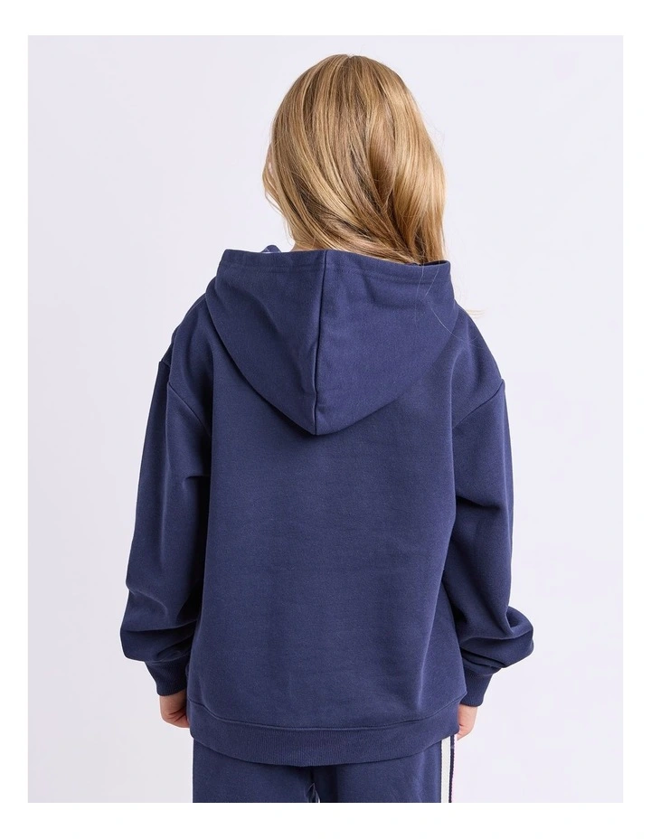 Retro Hoodie (8-16 Years) in Navy image 4