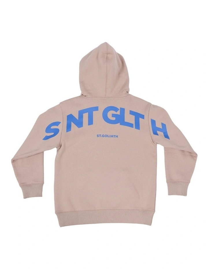 Influence Hoodie in Tan image 2