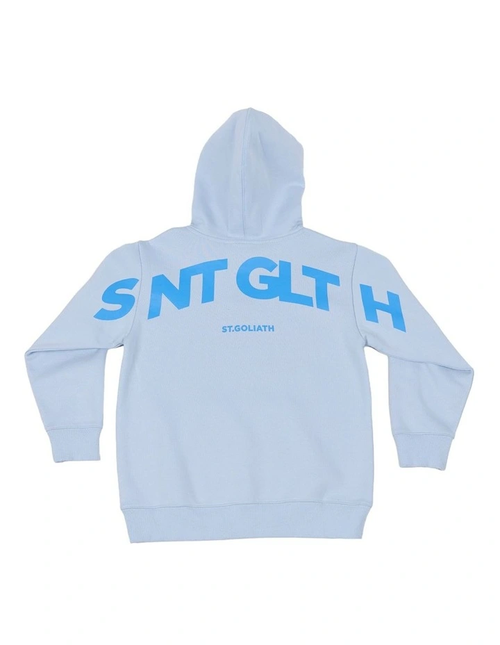 Influence Hoodie in Light Blue image 2