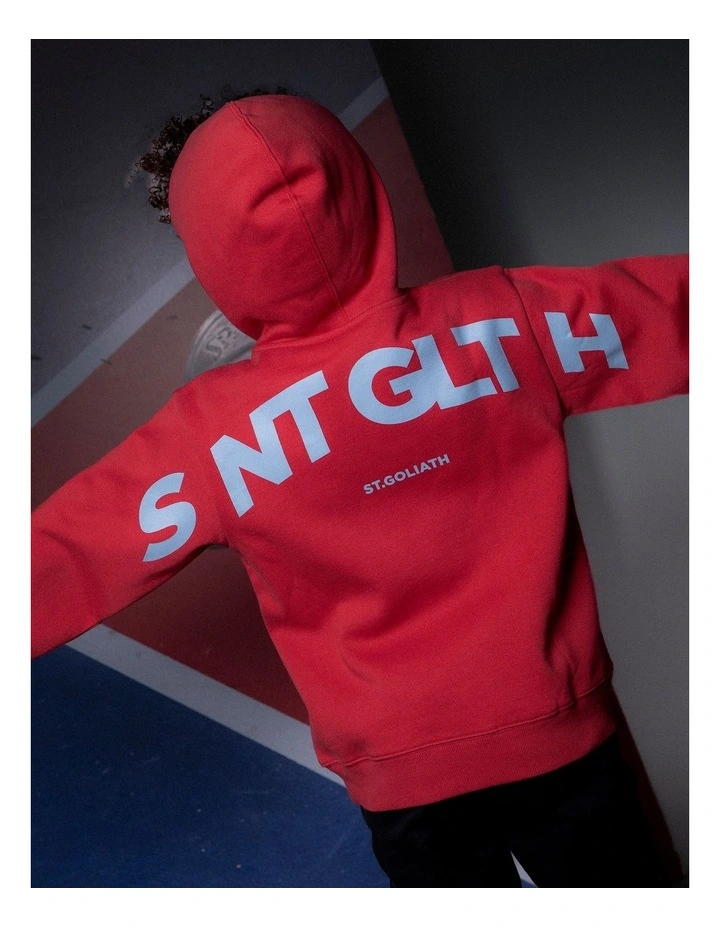 Influence Hoodie in Red image 2
