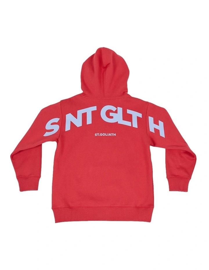 Influence Hoodie in Red image 3