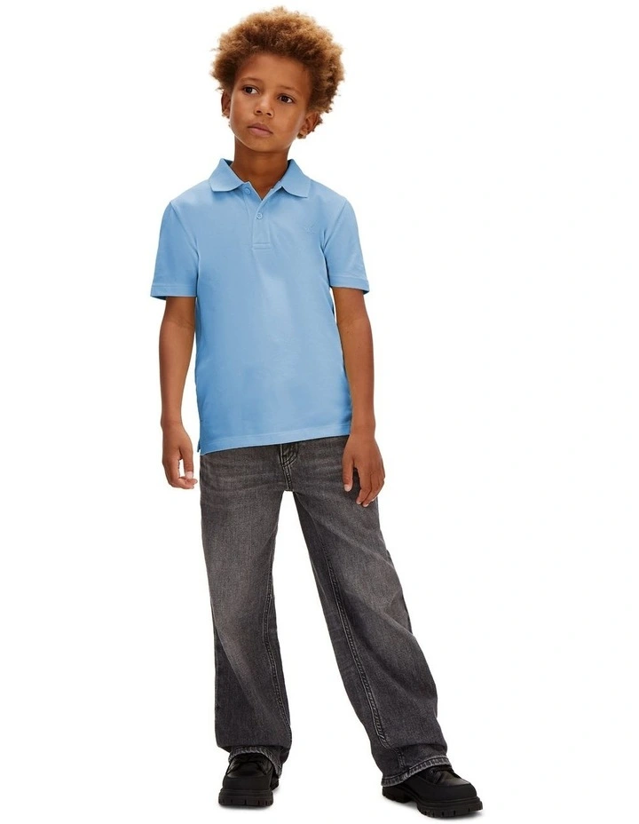 Cotton Stretch Polo Shirt 8-16 Years in Provence image 1