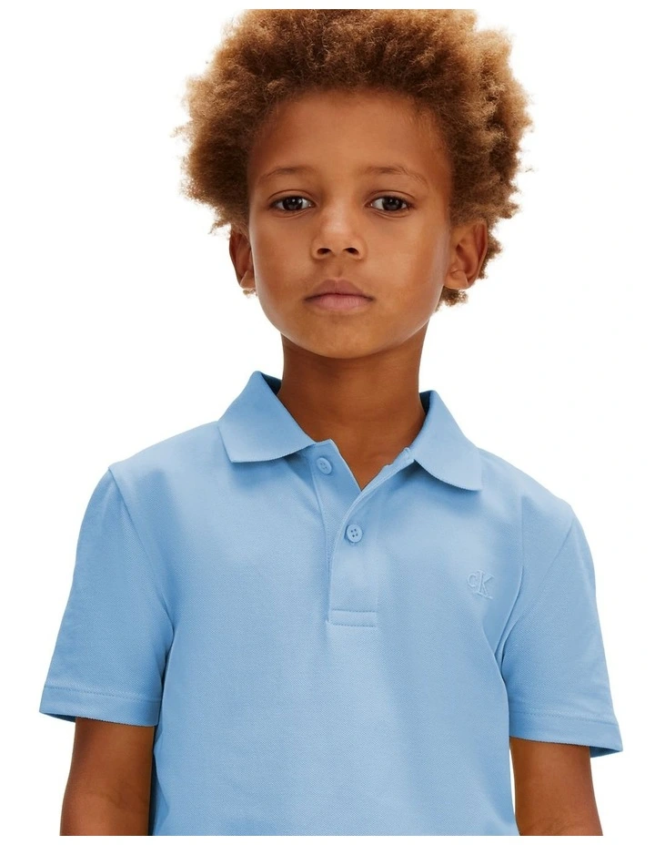 Cotton Stretch Polo Shirt 8-16 Years in Provence image 3