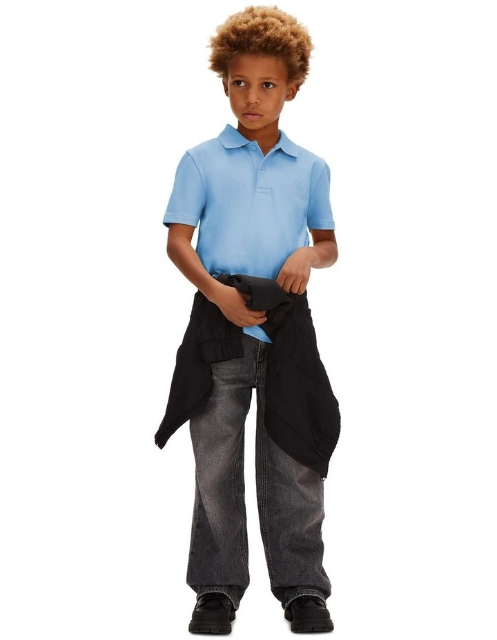 Cotton Stretch Polo Shirt 8-16 Years in Provence image 5