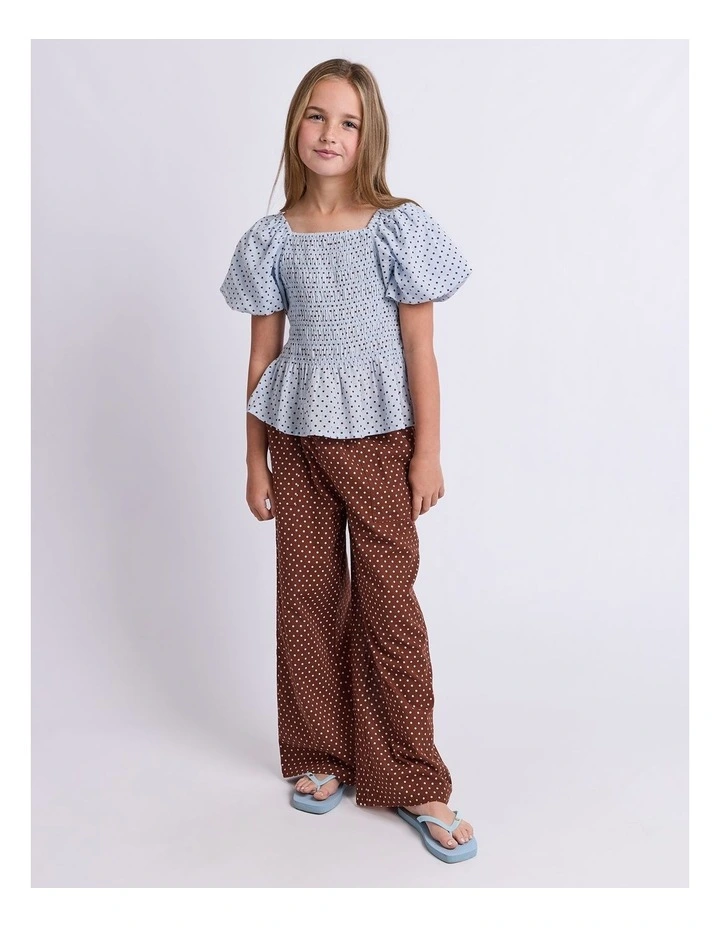 Bobbi Top (8-16 Years) in Light Blue image 4