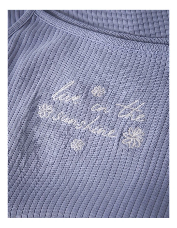 Janiko Sleeveless Top in Blue image 3