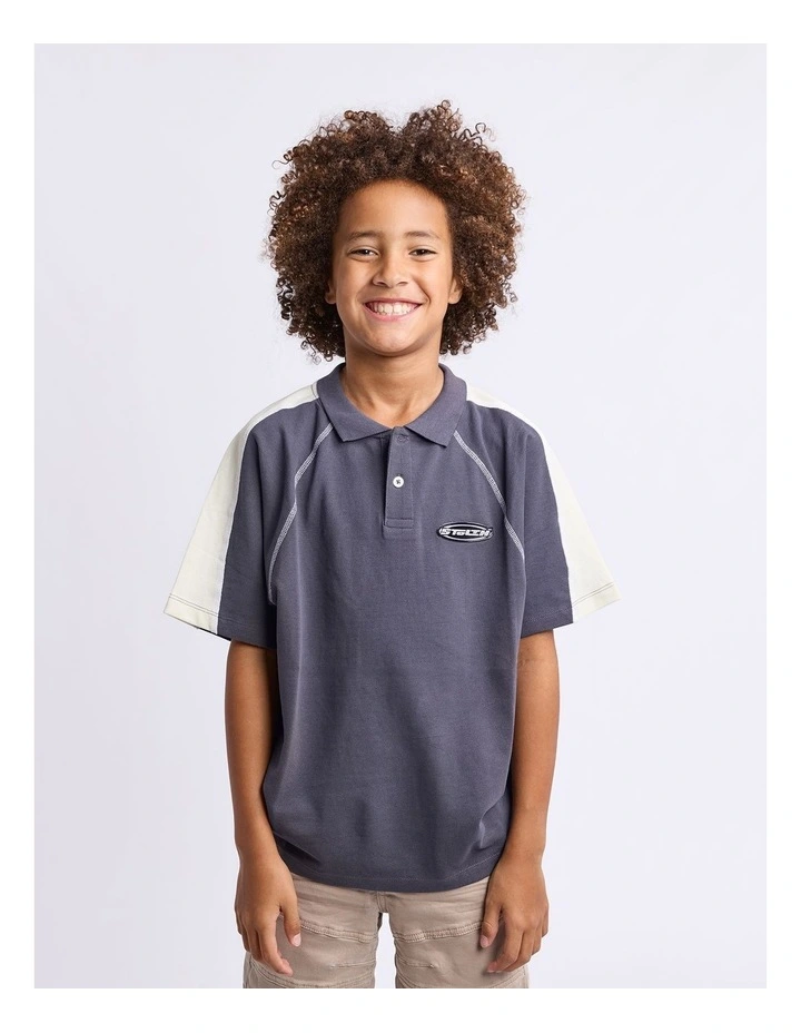 Panelled Polo (Size 8-16) image 1