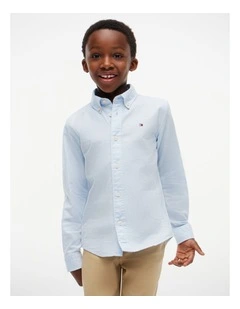 Boys Essential Oxford Shirt (8-16 Years) in Blue