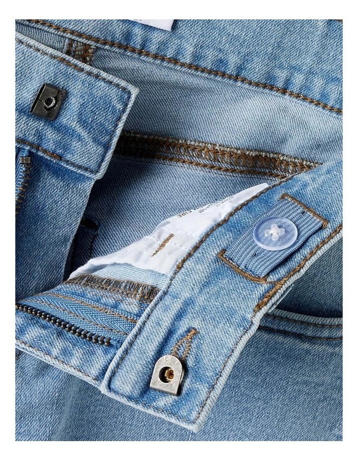 Rose Wide Leg Jeans in Light Blue Denim image 2