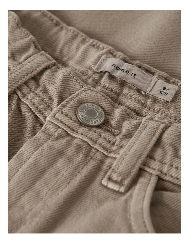 Ben Skater Twill Pants in Beige image 6