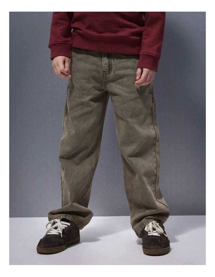 Ryan Straight Jeans in Brown image 1