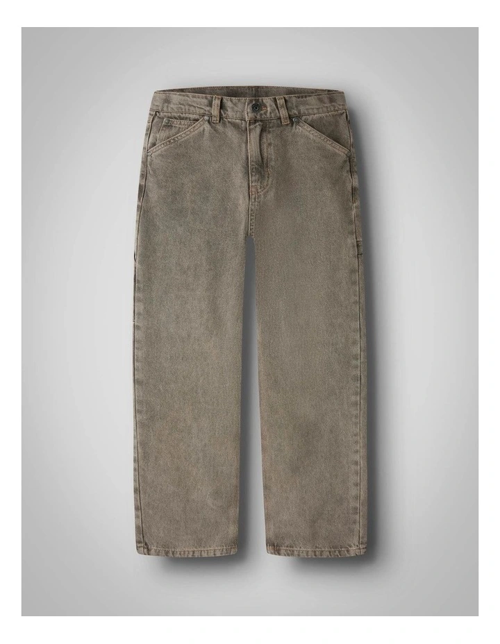 Ryan Straight Jeans in Brown image 2