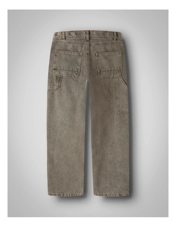 Ryan Straight Jeans in Brown image 3