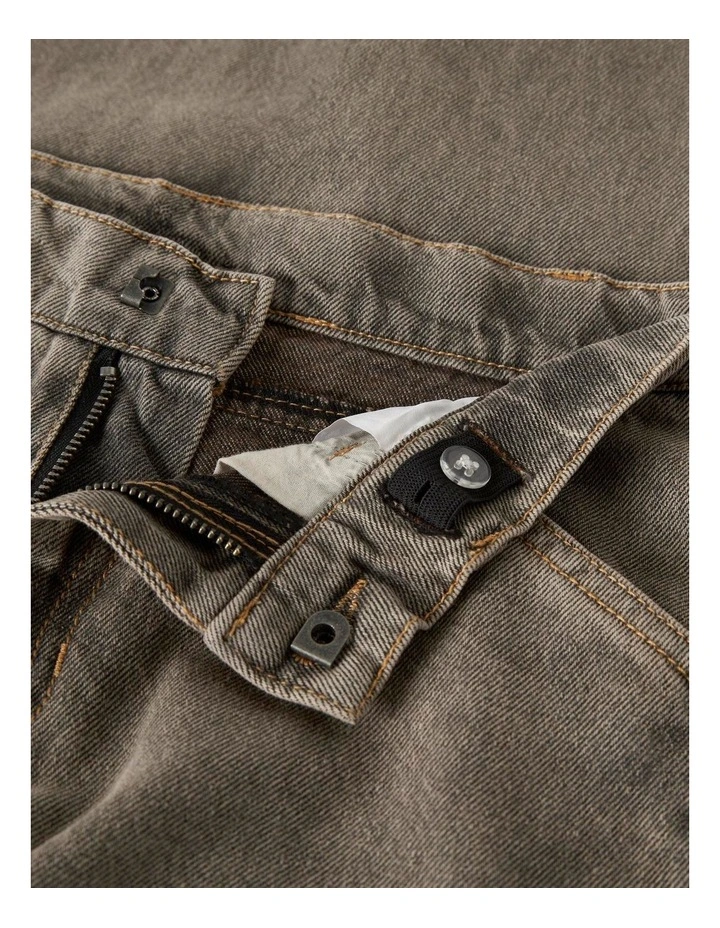 Ryan Straight Jeans in Brown image 3