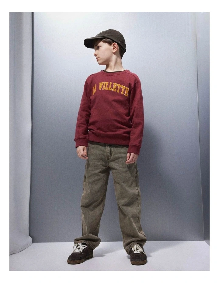 Ryan Straight Jeans in Brown image 4