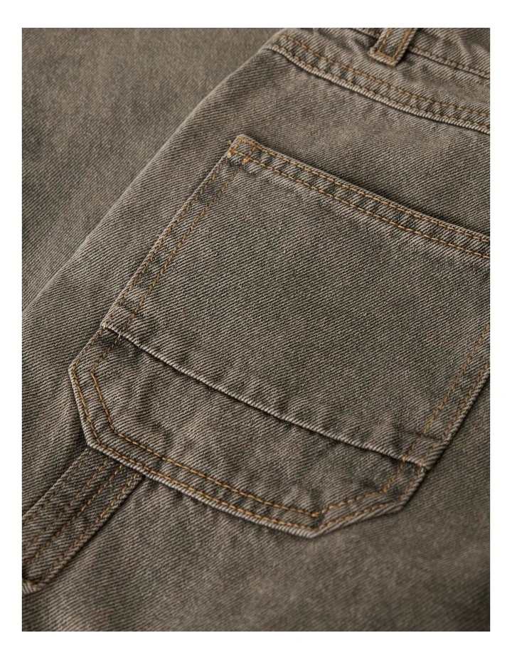 Ryan Straight Jeans in Brown image 4