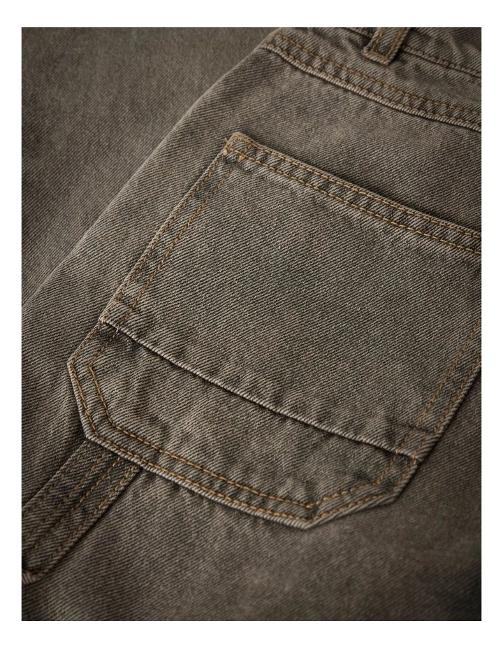 Ryan Straight Jeans in Brown image 6