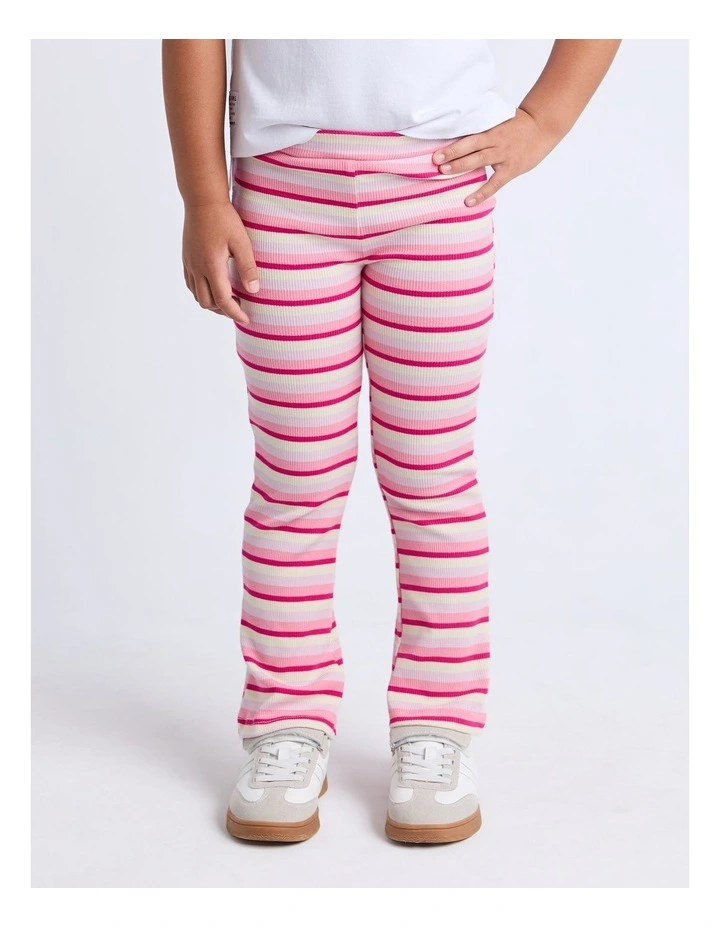Annie Rib Flare (3-7 Years) in Pink image 1