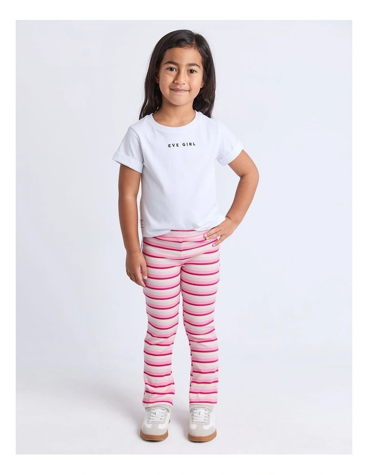 Annie Rib Flare (3-7 Years) in Pink image 3