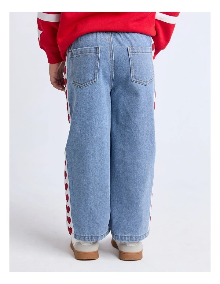 Lola Denim Jean (3 - 7 Years) in Mid Blue image 3