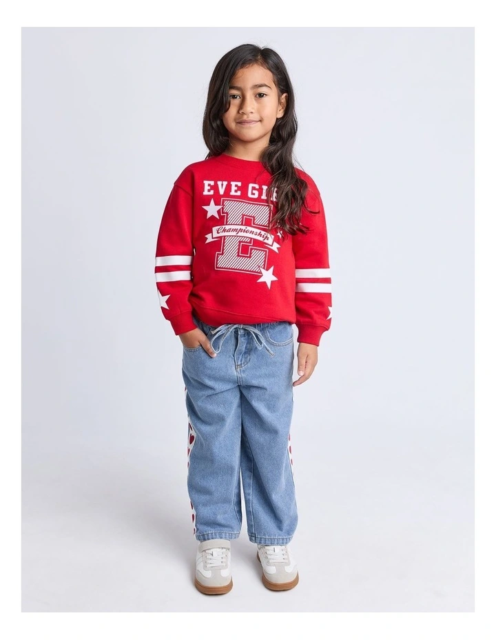 Lola Denim Jean (3 - 7 Years) in Mid Blue image 4