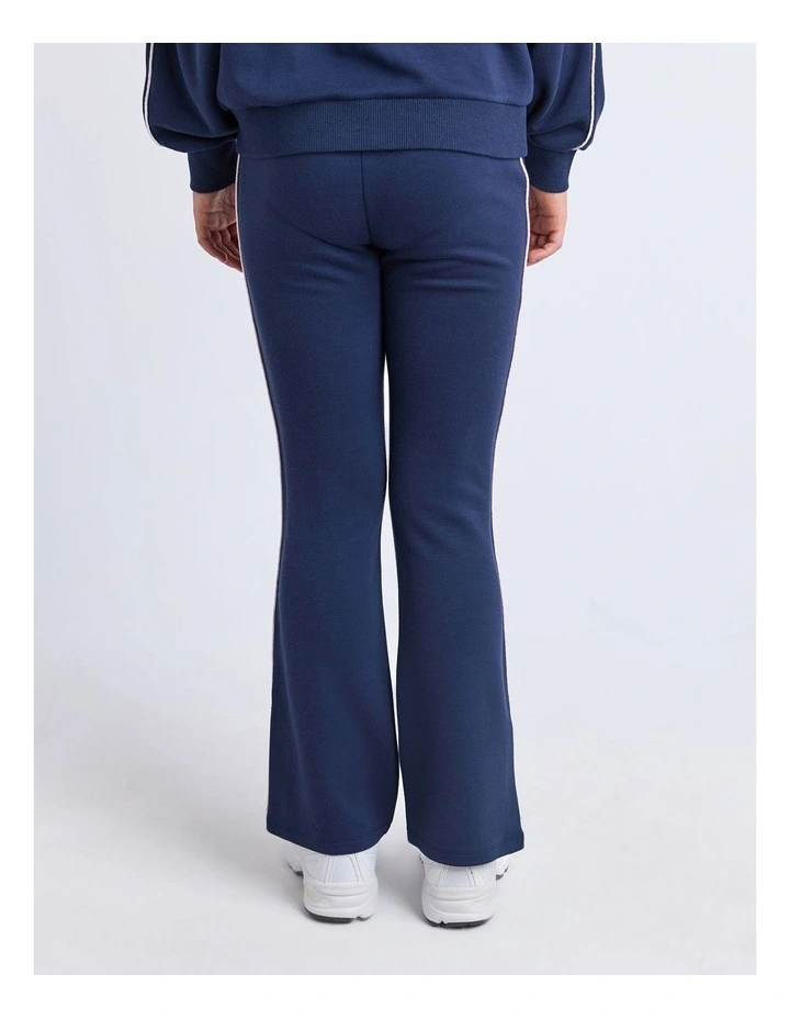 Aspen Flare Trackpant (8 - 16 Years) in Navy image 3