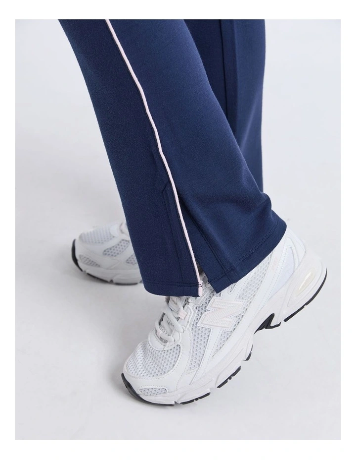 Aspen Flare Trackpant (8 - 16 Years) in Navy image 5