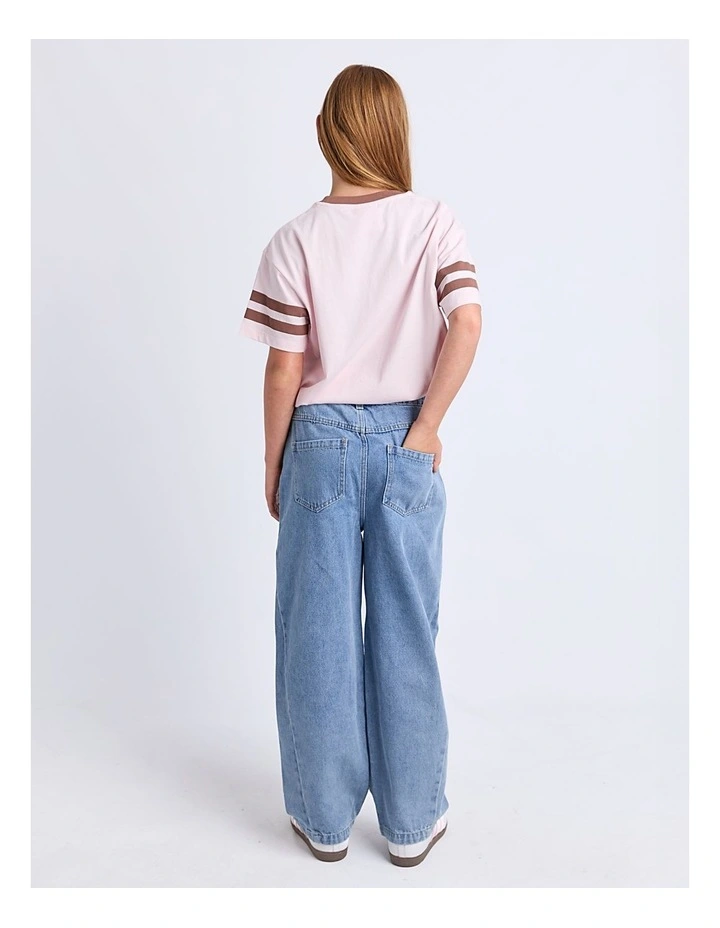 Emily Barrel Jean (8 - 16 Years) in Blue image 2