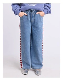 Lola Denim Jean (8 - 16 Years) in Mid Blue