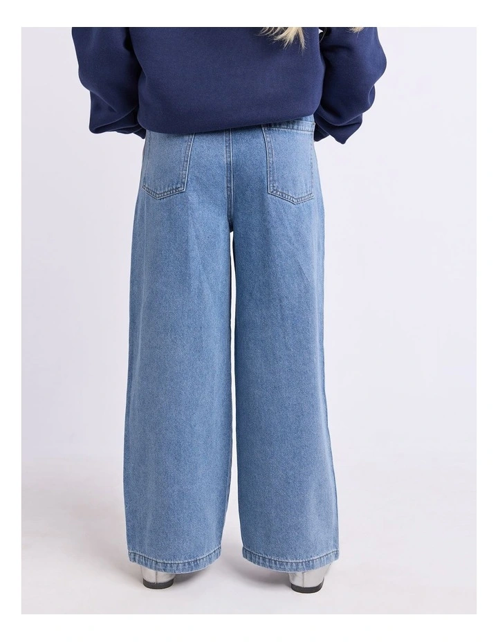 Lola Denim Jean (8 - 16 Years) in Mid Blue image 4