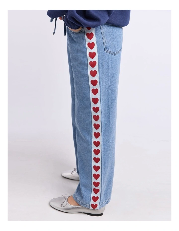 Lola Denim Jean (8 - 16 Years) in Mid Blue image 6