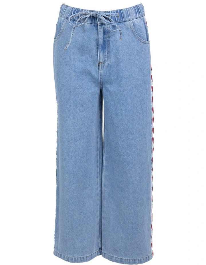 Lola Denim Jean (8 - 16 Years) in Mid Blue image 7