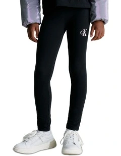 Logo Legging in Black